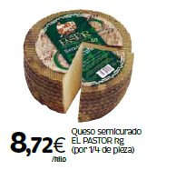 Queso semicurado EL PASTOR